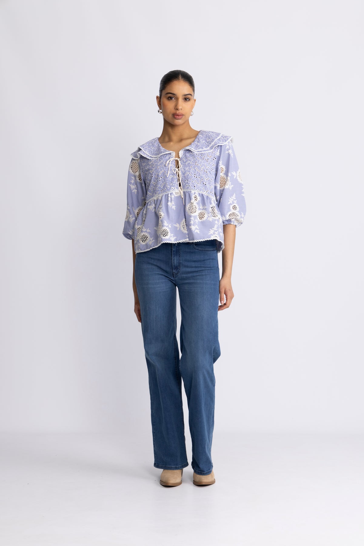 Sansa Shirt - Blue Mix