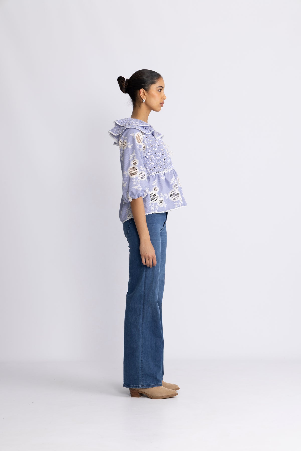 Sansa Shirt - Blue Mix