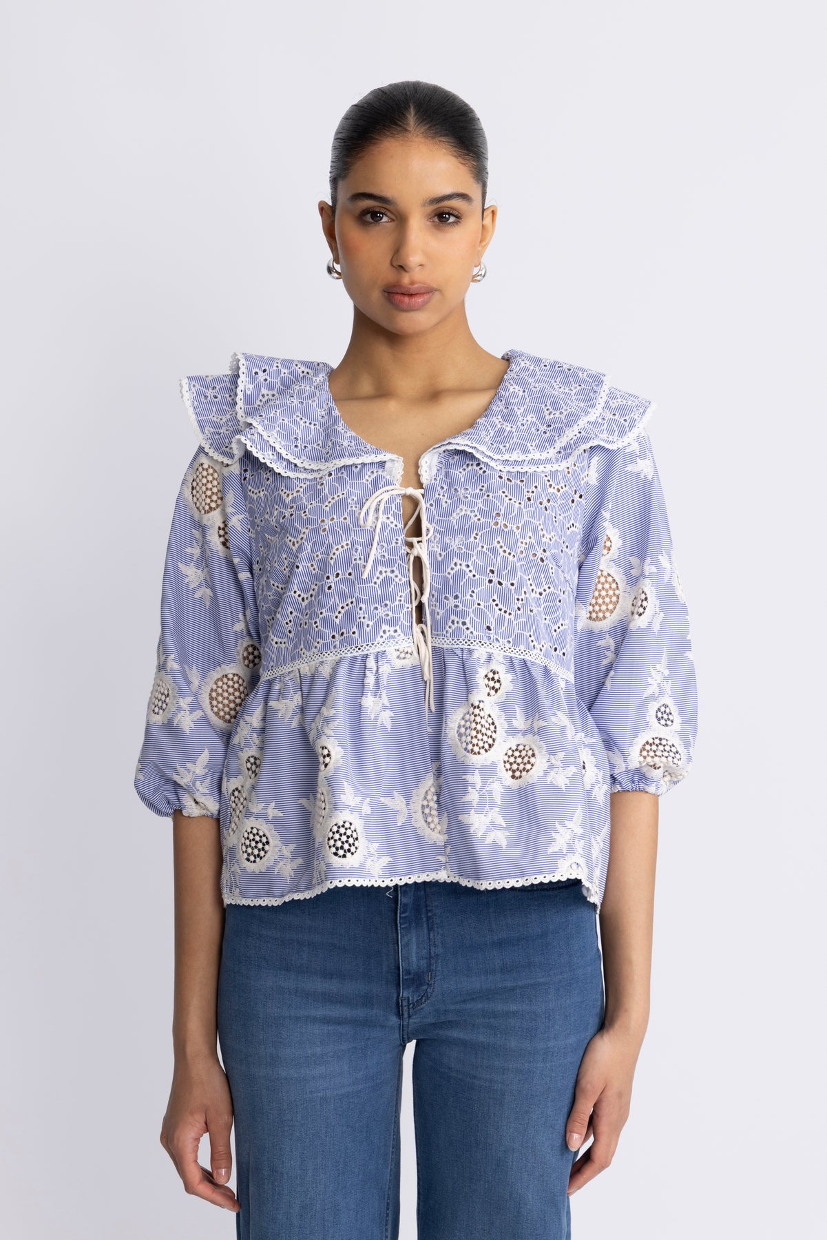 Sansa Shirt - Blue Mix