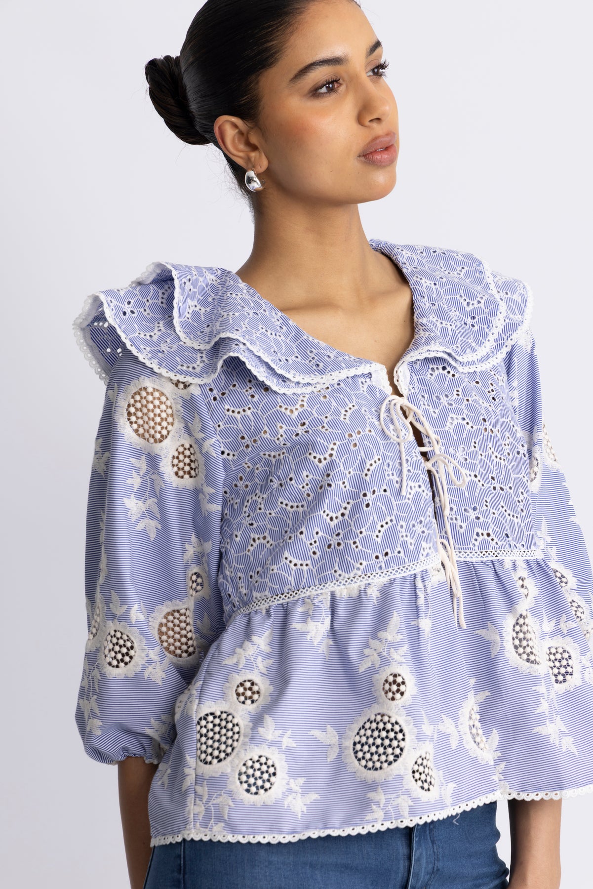 Sansa Shirt - Blue Mix