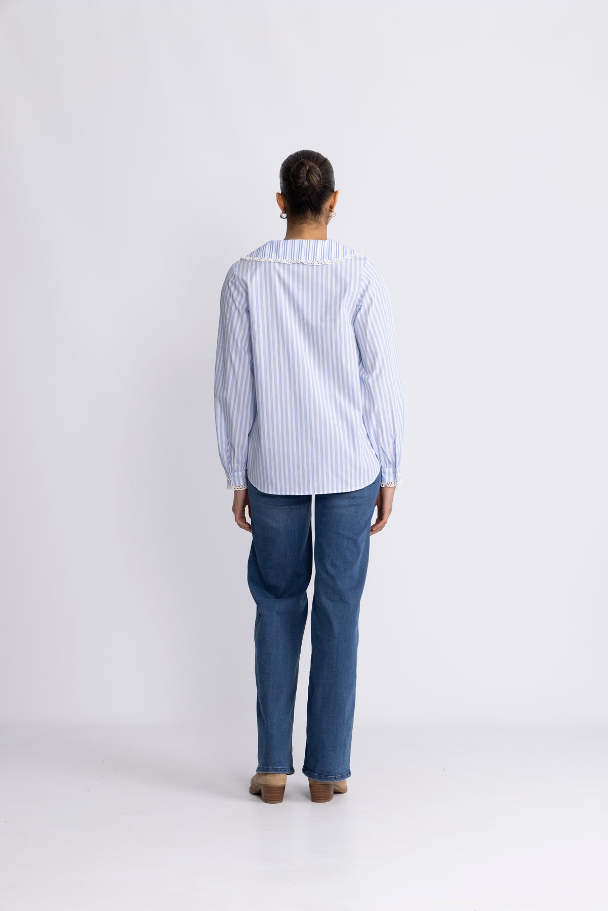 Sarah Shirt - Blårandig