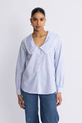 Sarah Shirt - Blårandig