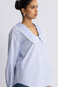 Sarah Shirt - Blårandig