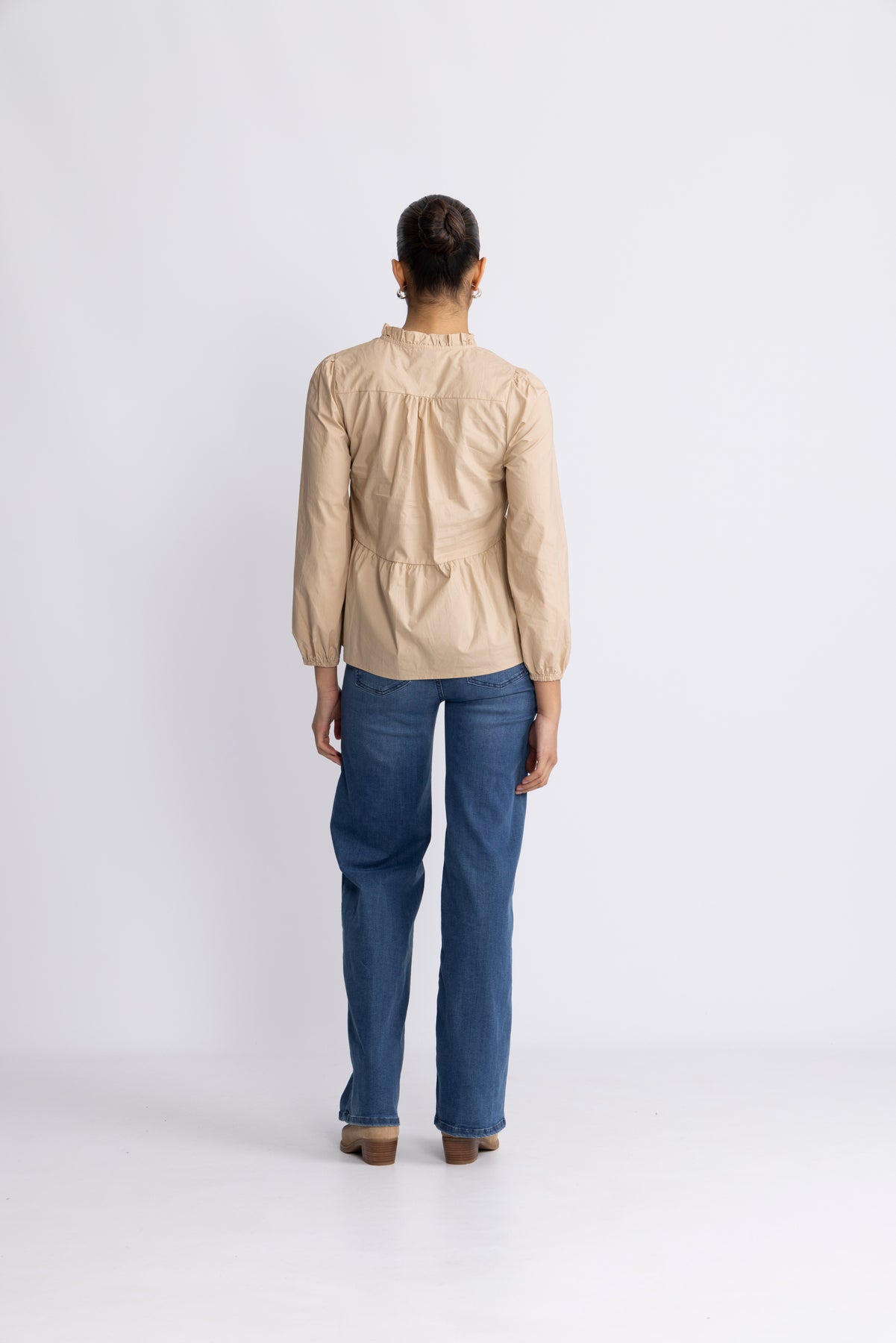 Matti Blouse Poplin - Sand