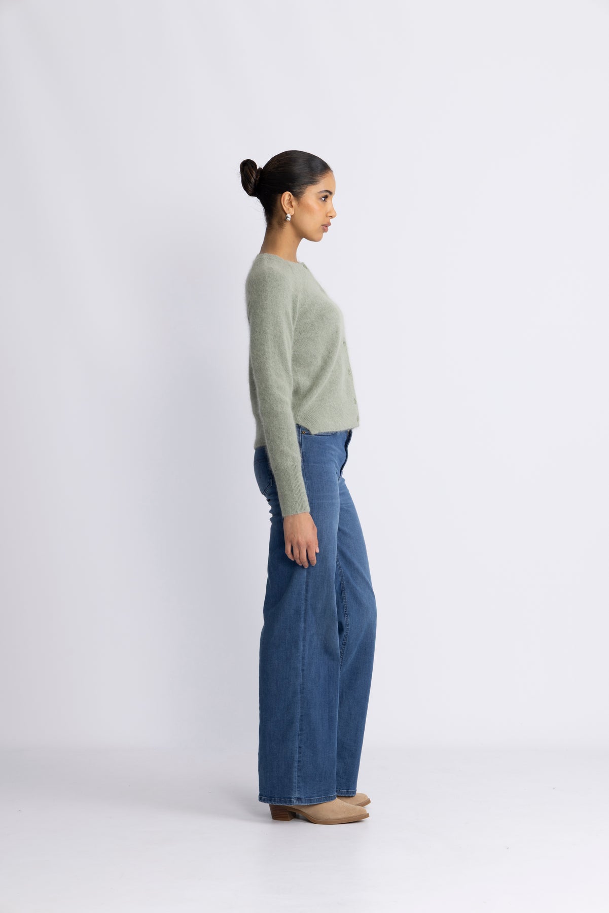 Eva Cardigan - Ljusgrön