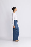 Betrina O LS Topp - Bright White