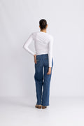 Betrina O LS Topp - Bright White