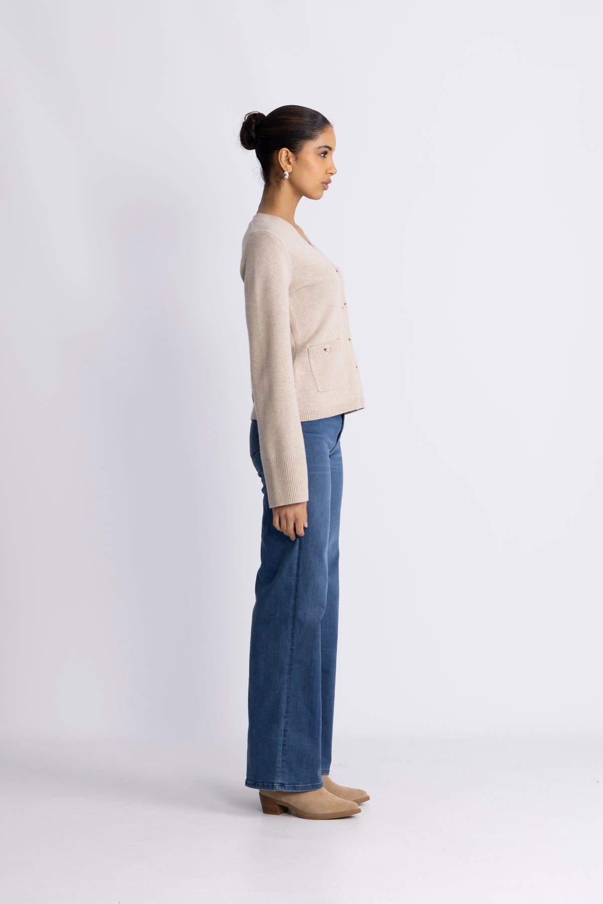 Adele Cardigan - Barley