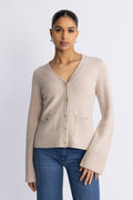 Adele Cardigan - Barley