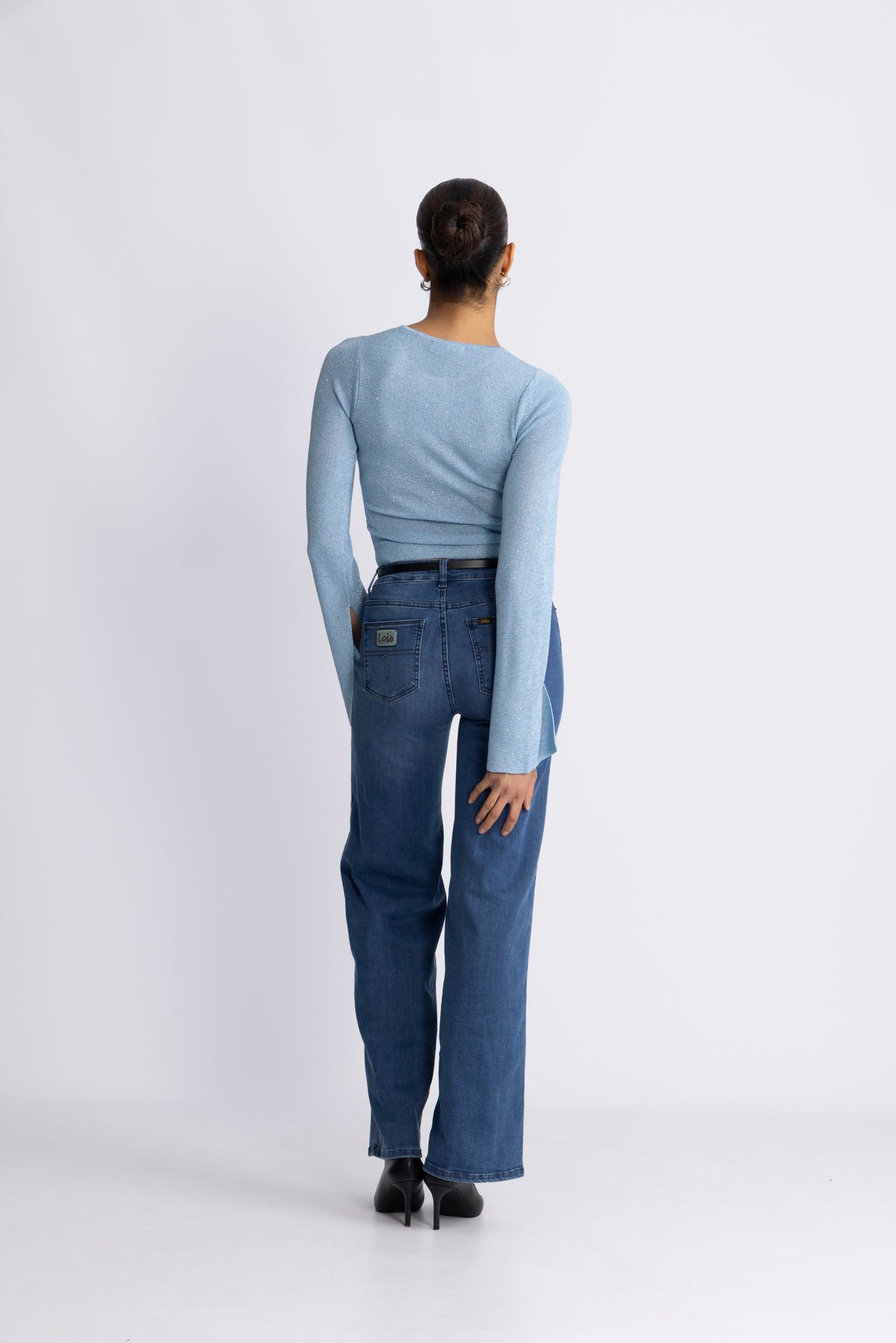 Adina Top Ls - Blå