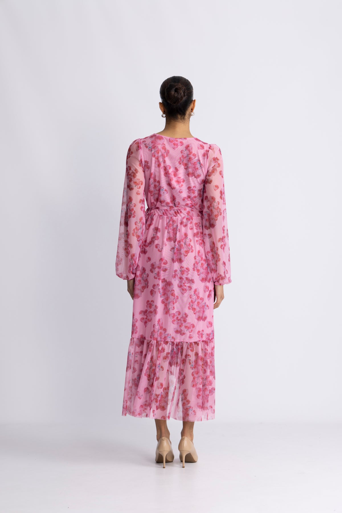 Debbie Dress - Pink Roses
