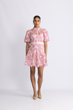 Adeline Dress - Pink Multi