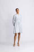Cajsa Karalynn Dress Aop - Skyway Flower