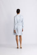 Cajsa Karalynn Dress Aop - Skyway Flower