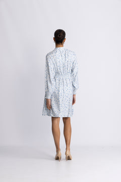 Cajsa Karalynn Dress Aop - Skyway Flower