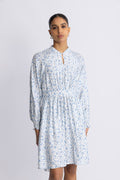 Cajsa Karalynn Dress Aop - Skyway Flower