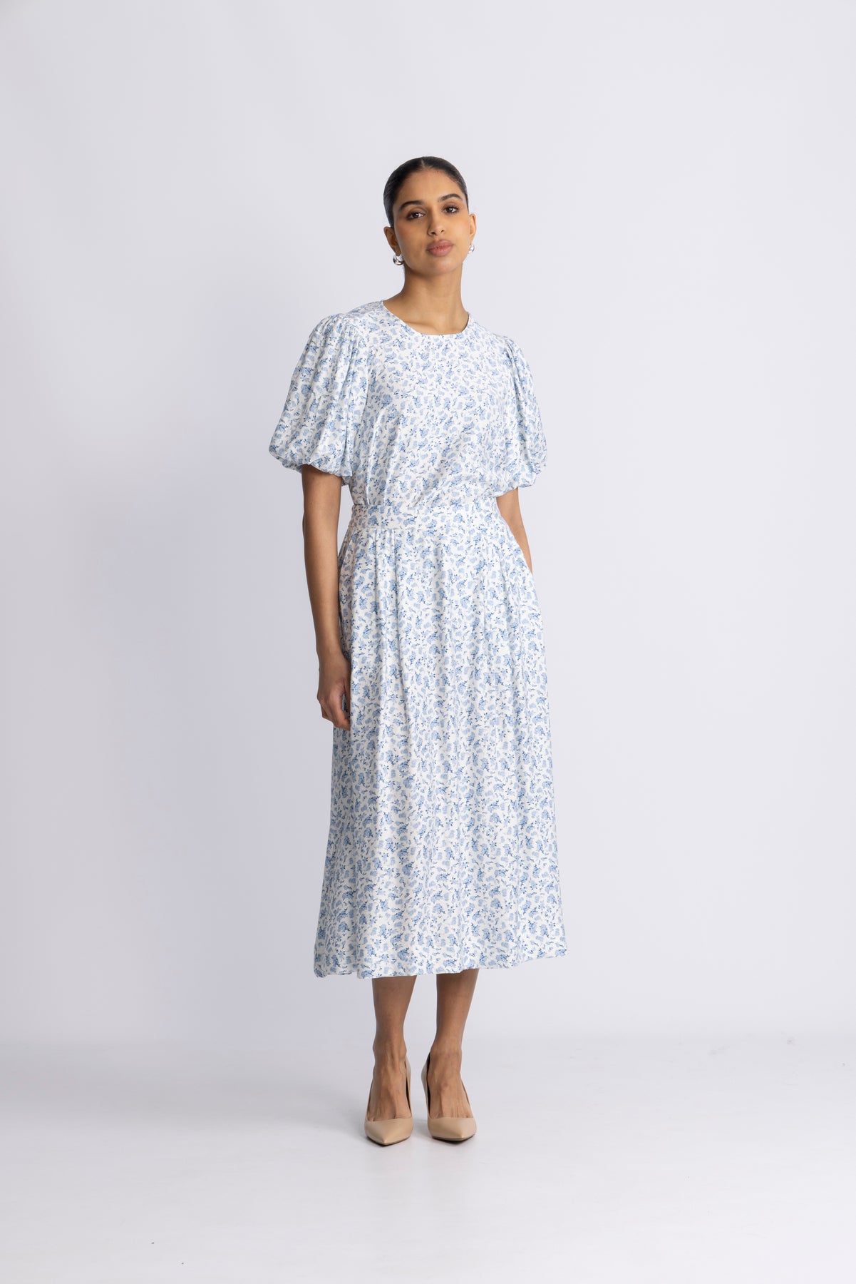 Cajsa Karalynn Skirt Aop - Skyway Flower