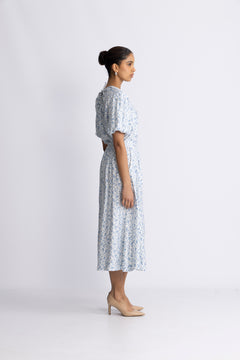 Cajsa Karalynn Skirt Aop - Skyway Flower