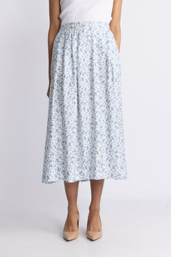 Cajsa Karalynn Skirt Aop - Skyway Flower
