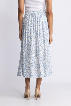 Cajsa Karalynn Skirt Aop - Skyway Flower