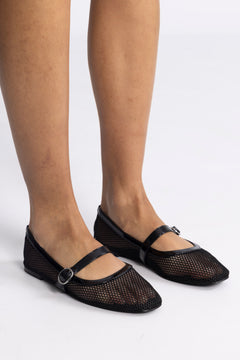 Bialilja Mary Jane Mesh - Black