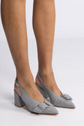 Laura Bellariva 9871 Tropic Slingback-pumps - Sky