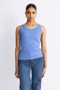 GANT Slim Ribbed Tank Top - Perfect Blue
