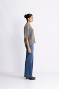 Noella Kae SS Knit Cardigan - Brun