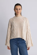 Lyza Sh Knit - Ivory