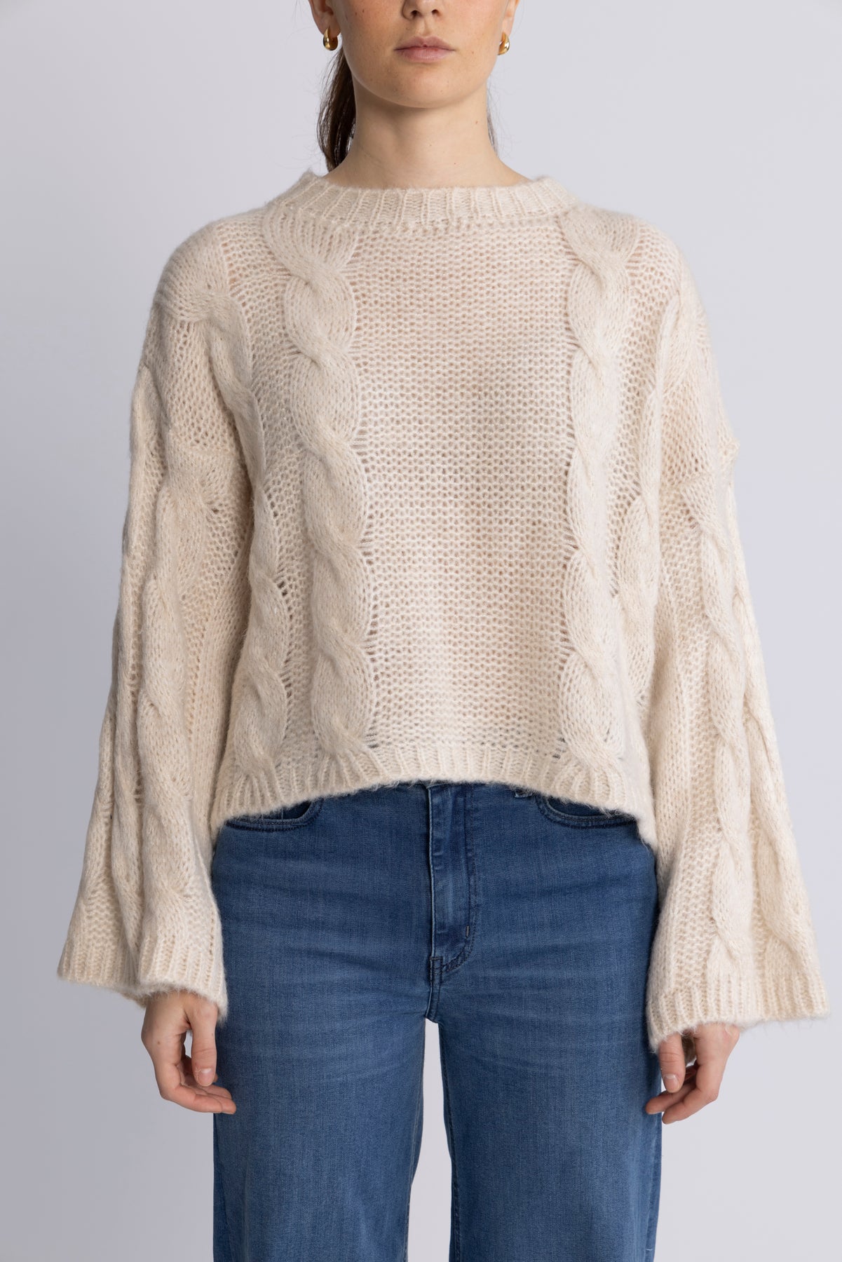 Lyza Sh Knit - Ivory