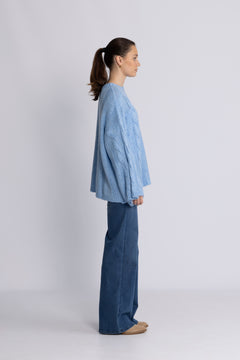Lyza Knit - Light Blue