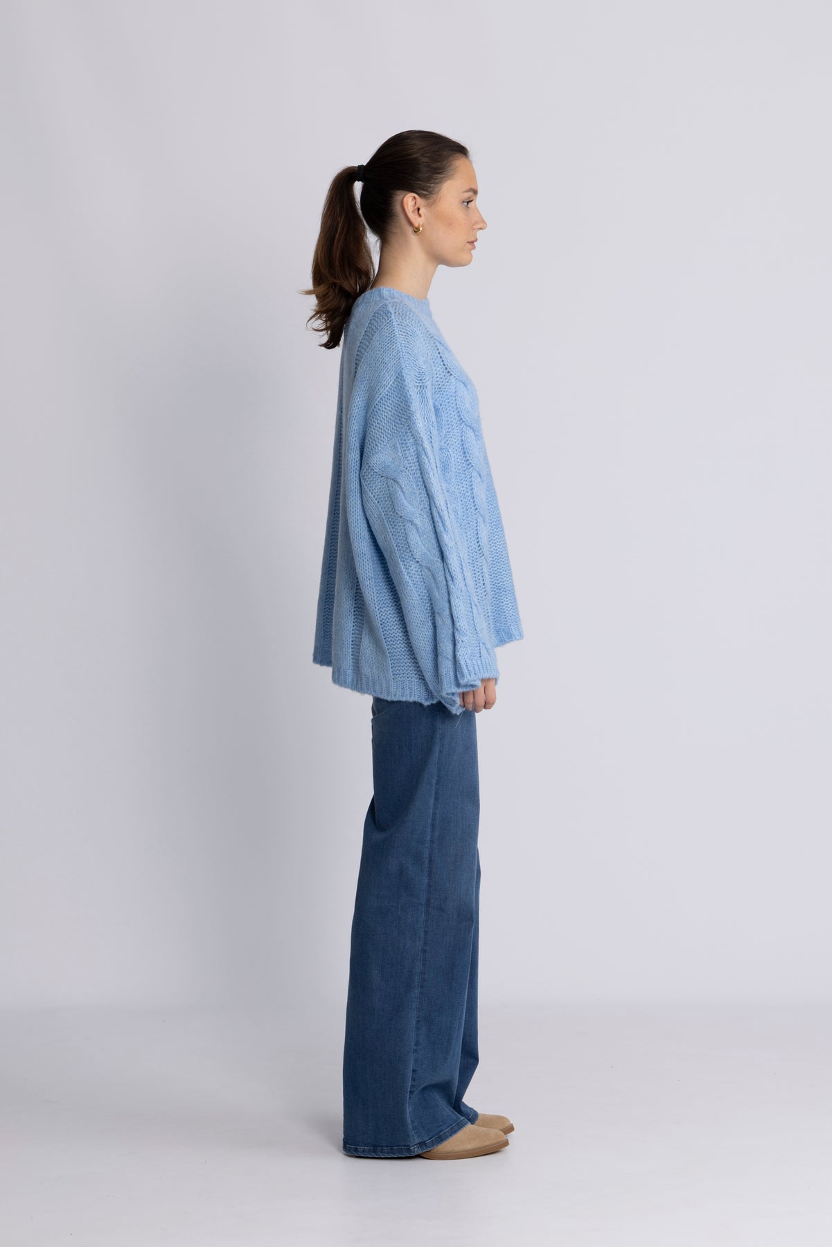 Lyza Knit - Ljusblå