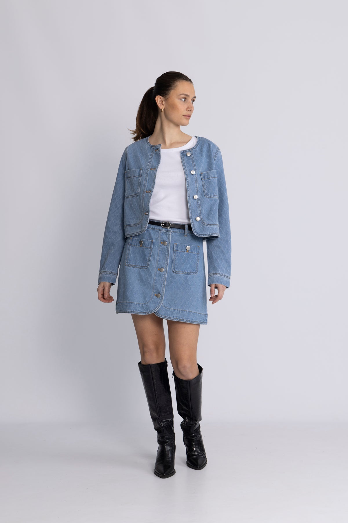 Fanja denimkjol