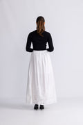 Dahlia Hw Ankle Broderi Kjol B - Bright White