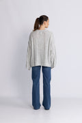 Lyza Knit - Ljusgrå Melerad
