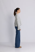 Lyza Sh Knit - Light Grey Melange