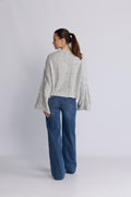 Lyza Sh Knit - Light Grey Melange