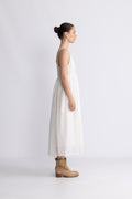 Amabel Strap Dress - Egret