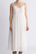 Amabel Strap Dress - Egret