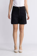 Maya Short Z - Svart Linne