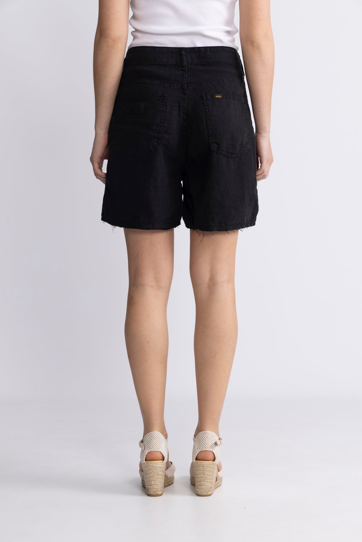 Maya Short Z - Svart Linne