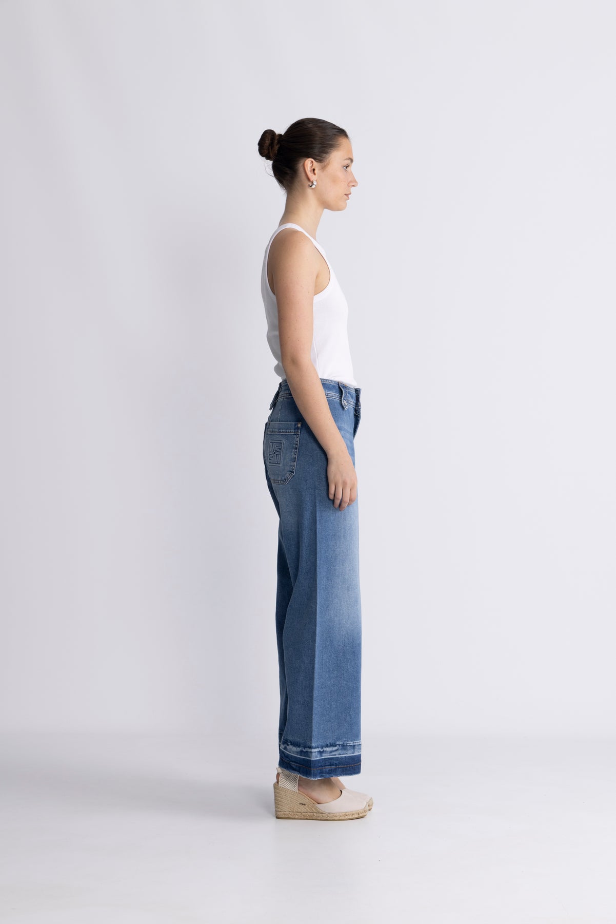 Hermina Zack Jeans - Mid Blue