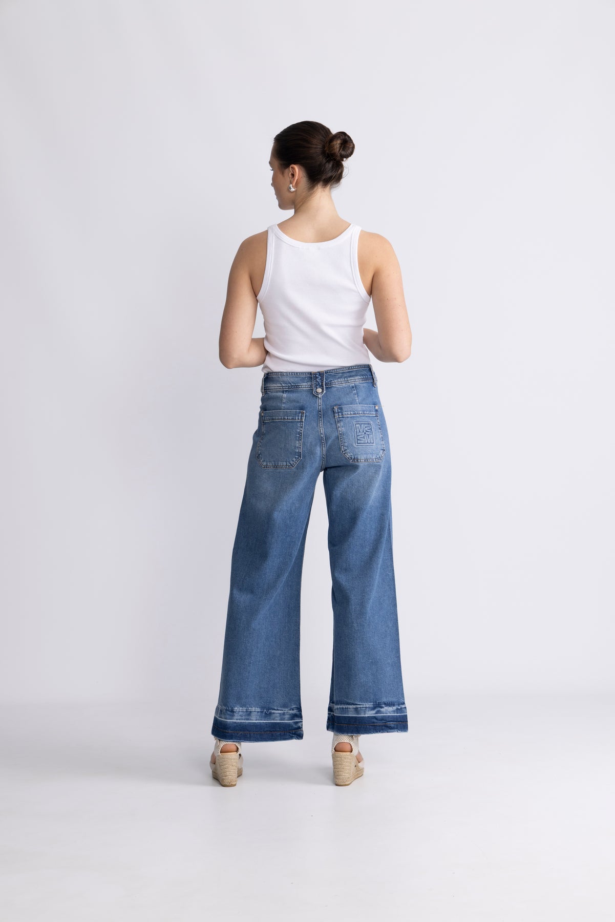 Hermina Zack Jeans - Mid Blue