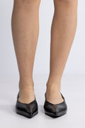 Isla Leather Pump - Svart