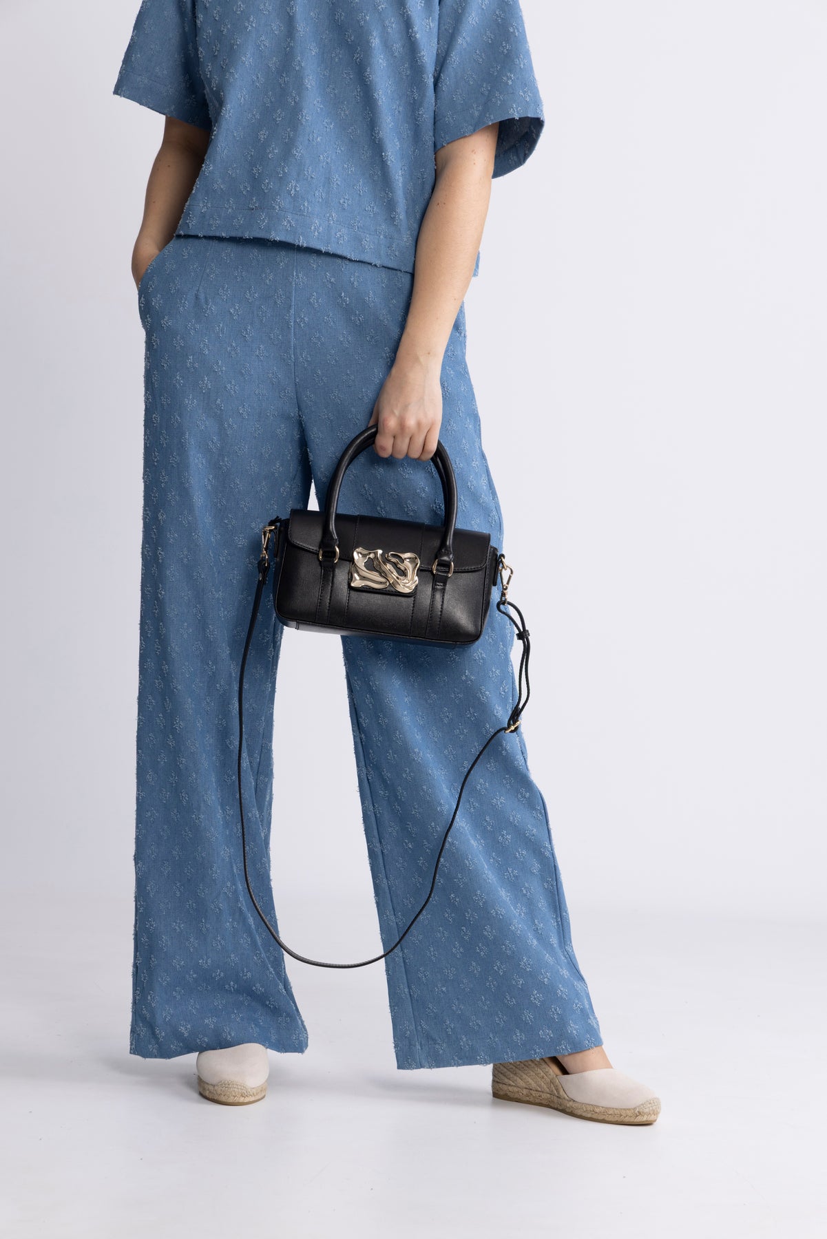 Small Maggie Icon Florence - Black W. Gold
