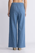 Prismcc Wide Pant - Denimblå