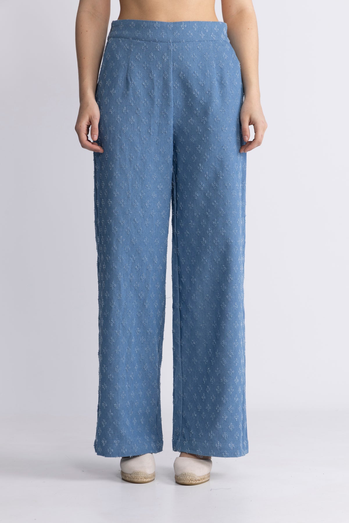 Prismcc Wide Pant - Denimblå