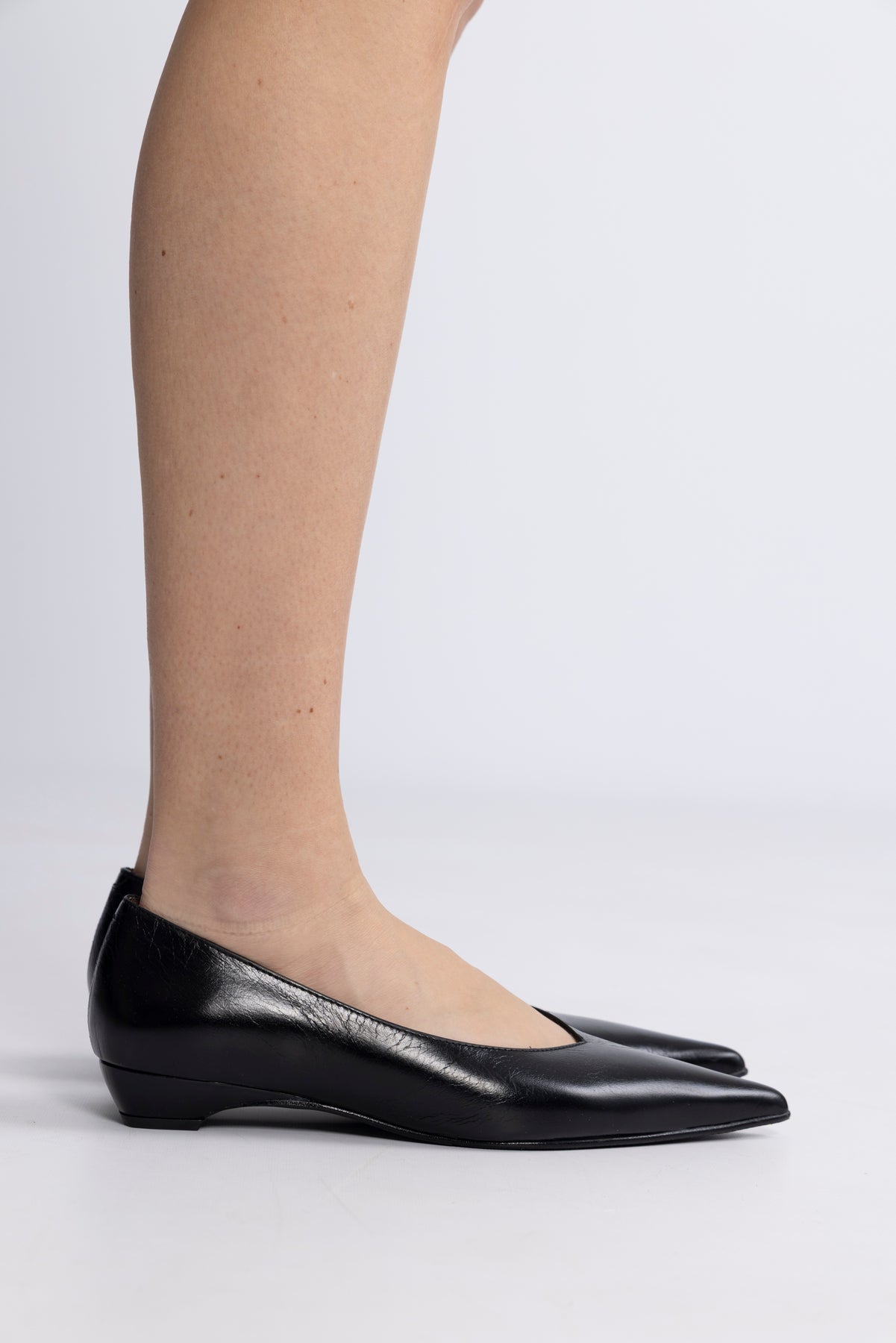 Isla Leather Pump - Svart