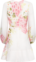 Organza Mini Dress - Cherry Bloom