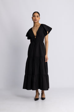 Fransisko Maxi Dress - Black